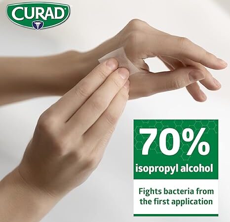 CURAD Alcohol Prep Pads Review: 400 Sterile Wipes for Everyday First Aid & Hygiene